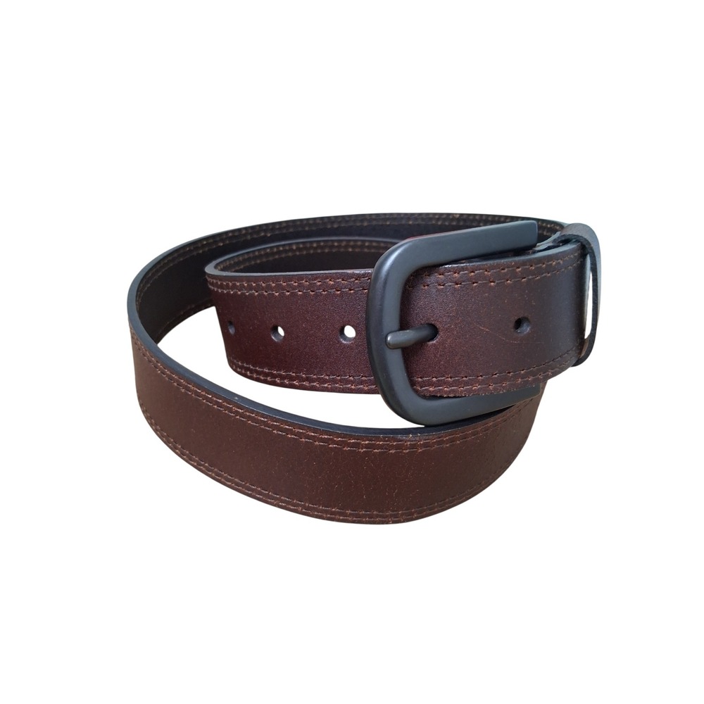 Dickies Leather Stitched Mens size 36 Grungecore 1.5" Skater Casual Utility Belt